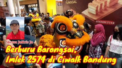 Berburu Barongsai, Imlek 2574 di Ciwalk Bandung