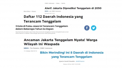 Penyebab Beberapa Wilayah diprediksi Tenggelam di Indonesia