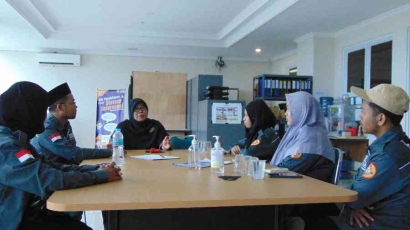Untuk Penguatan Dalam Organisasi, Himpunan Mahasiswa Ekonomi Syariah Unpam Adakan Rapat Usai Pelantikan