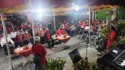 Perayaan Cap Go Me dan Peresmian Pos Kampling RW VI Kelurahan Panggung Lor Kecamatan Semarang Utara