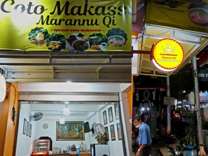 Ibu Ira eks Timtim dan Coto Makassar Marannu Qi di Malang