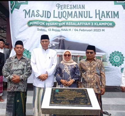 Peresmian Masjid Luqmanul Hakim Pondok Pesantren Assalafiyah 3 Klampok