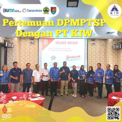 Pertemuan Kembali PT KIW dengan DPMPTSP Kota Semarang dalam Rangka Fasilitasi Permasalahan Perizinan