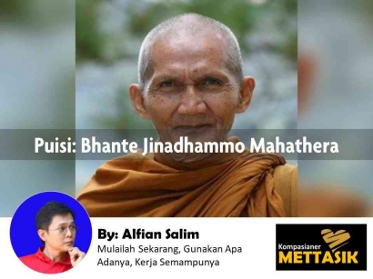 Puisi: Bhante Jinadhammo Mahathera