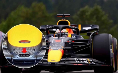 Fungsi Lubang Kecil di Ujung Mobil F1