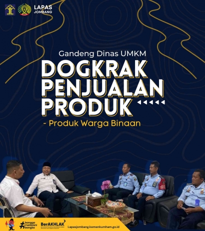 Gandeng Dinas UMKM, Lapas Jombang Kanwil Kemenkumham Jawa Timur Dogkrak Penjualan Produk - Produk Warga Binaan