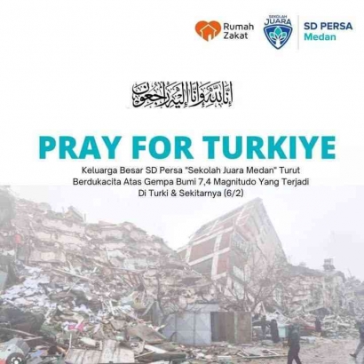 Shalat Ghaib, Doa Bersama dan Penggalangan Dana Gempa Turkiye