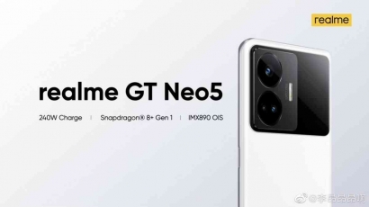 Realme GT Neo 5: Ponsel Tercepat dengan Pengisian Cepat 240W