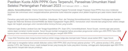 ASN P3K Diumumkan Pekan Ketiga atau Keempat Februari 2023, Tegas Prof Nunuk Suryani