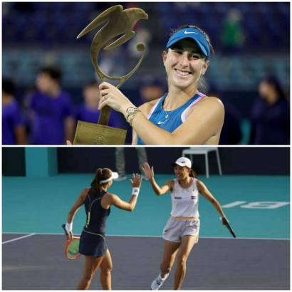 Abu Dhabi Terbuka: Belinda Bencic dan Shuai Zhang/Luisa Stefani Juara
