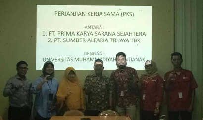 Jalin Kerja Sama, Universitas Muhammadiyah Pontianak Lakukan Penandatanganan MoU dengan Dua Perusahaan Nasional di Kalbar