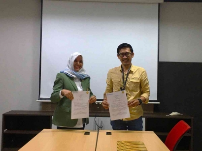 Penandatanganan MoU Kompasiana dengan UPN Veteran Jakarta untuk Program "Kampusiana"
