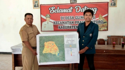 Keren! Mahasiswa KKN Universitas Diponegoro Membuat Peta Potensi Air Tanah di Desa Glinggang