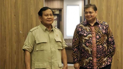 Prabowo-Airlangga atau  Airlangga-Prabowo Sama-sama Direstui Jokowi