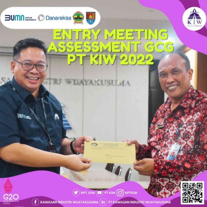 KIW Laksanakan Entry Meeting Assesment GCG PT KIW Tahun 2022 bersama BPKP Perwakilan Provinsi Jawa Tengah