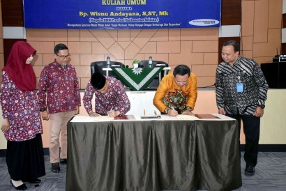 Kerja Sama dan Kuliah Umum bersama BNN Kalsel di Universitas Muhammadiyah Banjarmasin