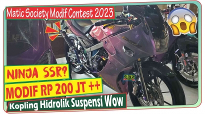 Luar Biasa Modif Motor Ninja SSR 150 Biaya Rp 200 Juta ++
