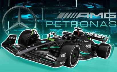 Back in Black! Mercedes F1 Kembali Mengadopsi Warna Hitam di Musim 2023