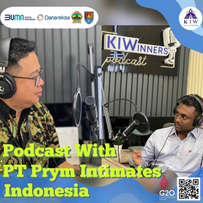 Podcast Perdana PT KIW "KIWinners Podcast", Ajak Diskusi PT Prym Intimates Indonesia