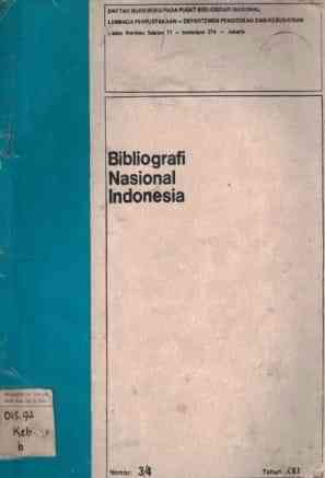 Bibliografi Nasional dalam Lembaga Perpustakaan - 1967: Menuju SEMNAS Bibliografi dari Masa ke Masa