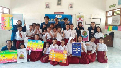 Cegah Masalah Gizi pada Usia Sekolah, Mahasiswa KKN UNDIP Berikan Edukasi Gizi Seimbang pada Anak-anak Usia SD Nguter
