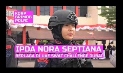Ipda Nora Septiana, Polwan Brimob Berlaga di UAE SWAT Dubai