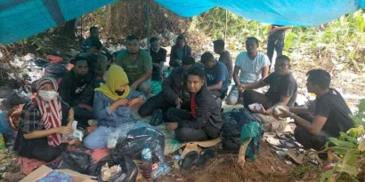 "Cukong Perdagangan Manusia Diperkampungan ilegal Warga Indonesia, ditengah Hutan Malaysia"