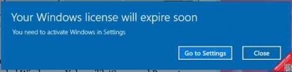 Cara Mengatasi Your Windows Licence Will Expire Soon