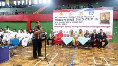 650-an Pesilat Pelajar Bertarung dalam Raden Mas SAID CUP IV 2023