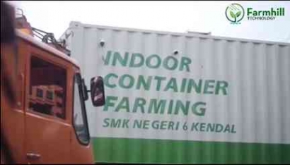 Container Farming Pertama di Kabupaten Kendal