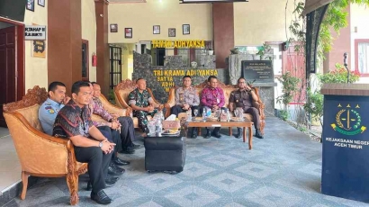 Lapas Idi Menghadiri Pemusnahan Barang Bukti pada Kejari Aceh Timur
