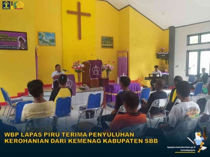 WBP Lapas Piru Terima Penyuluhan Kerohanian dari Kemenag Kabupaten SBB