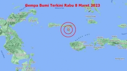 Gempa Bumi Mengguncang Maluku Utara Hari Ini 8 Maret 2023, Mengagetkan Warga