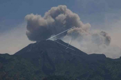 Gunung Merapi Kembali Erupsi, BPPTKG: Masyarakat Diimbau Untuk Mengantisipasi Gangguan Abu Vulkanik
