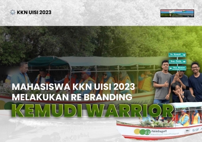 Mahasiswa KKN UISI 2023 Melakukan Branding Kemudi Warrior