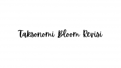 Taksonomi Bloom Revisi Terbaru