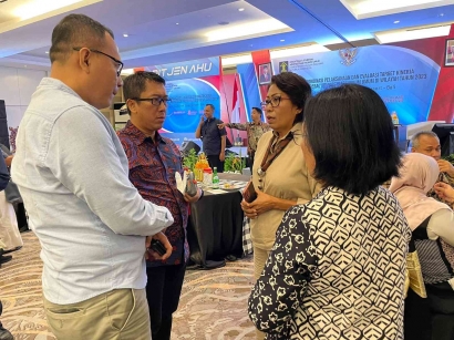 Kadiv Yankumham Kanwil Maluku Hadiri Rakor Pelaksanaan dan Evaluasi Target Kinerja Pelayanan AHU Diwilayah Tahun 2023