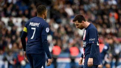 Messi dan Mbappe Buntu, PSG Harus Menanggung Malu