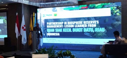 Belantara Foundation Paparkan Pembelajaran kemitraan Pengelolaan Cagar Biosfer Giam Siak Kecil-Bukit Batu pada Pertemuan Internasional di Semarang