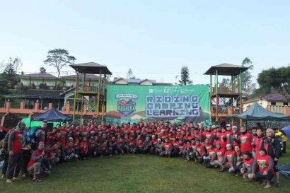 Tingkatkan Kualitas Takwa Bikers, Muslim Bikers Indonesia Selenggarakan Dauroh di Kebun Teh Kaligua