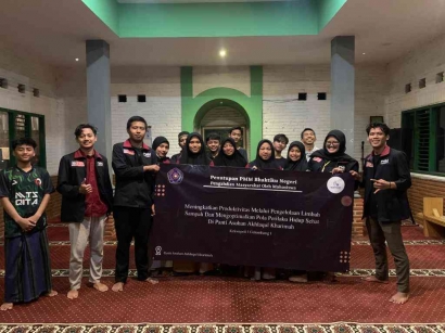 Penutupan PMM Bhaktiku Negeri Kelompok 1 Gelombang 1 di Panti Asuhan Akhlaqul Kharimah Universitas Muhammadiyah Malang (UMM)