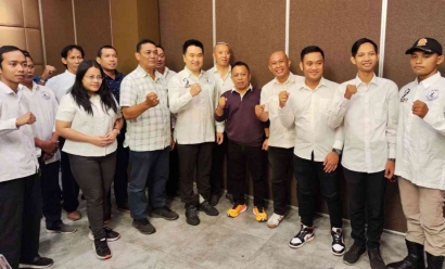 Pelantikan Pengurus Muaythai Surabaya Optimis Rebut 3 Emas di Porprov