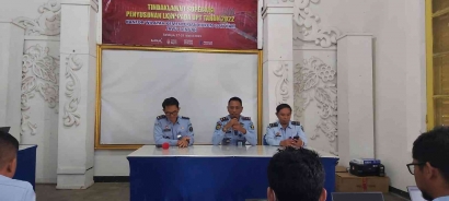 Kegiatan Tindak Lanjut Supervisi Penyusunan LKjIP Tahun 2022 Kemenkumham Jateng di Rutan Salatiga