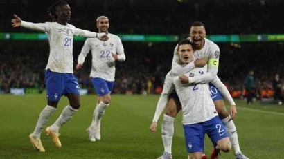 Kualifikasi Euro 2024: Kalahkan Irlandia, Prancis Masih Sempurna