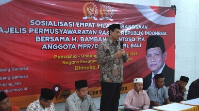 Sosialisasi Empat Pilar, Senator Bambang Santoso Sampaikan Pesan Perjuangan dan Persatuan di Tengah Kebhinekaan