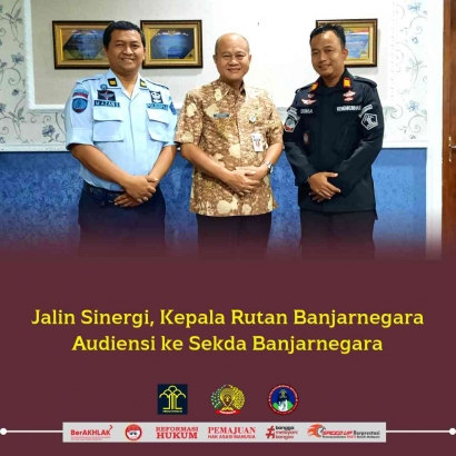 Jalin Sinergi, Kepala Rutan Banjarnegara Audiensi ke Sekda Banjarnegara