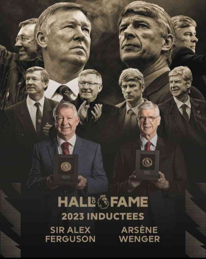 Sir Alex Ferguson dan Arsene Wenger Raih Hall of Fame Liga Primer Inggris