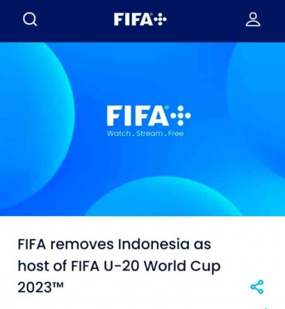 FIFA Resmi Batalkan Piala Dunia U-20 2023 Indonesia