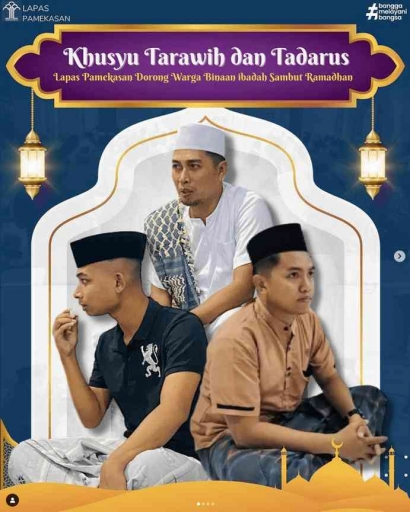 Khusyu Tarawih dan Tadarus, Lapas Pamekasan Dorong Warga Binaan Ibadah Sambut Ramadhan