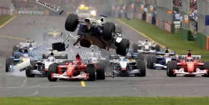 F1 GP Australia 2002, Balapan Pembuka yang Gila